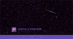 Desktop Screenshot of gentillesorciere.fr