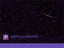 Tablet Screenshot of gentillesorciere.fr